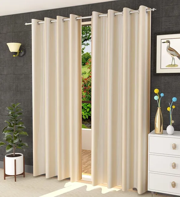 Off_White_Polyester_Plain_Curtain_For_Living_&_Bed_Room_(Pack_of_2)