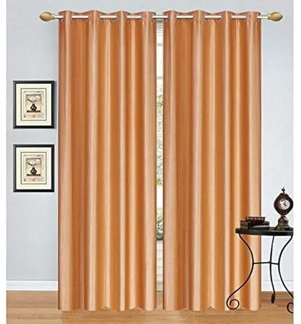 Orange_Polyester_Plain_Curtain_For_Living_&_Bed_Room_(Pack_of_2)