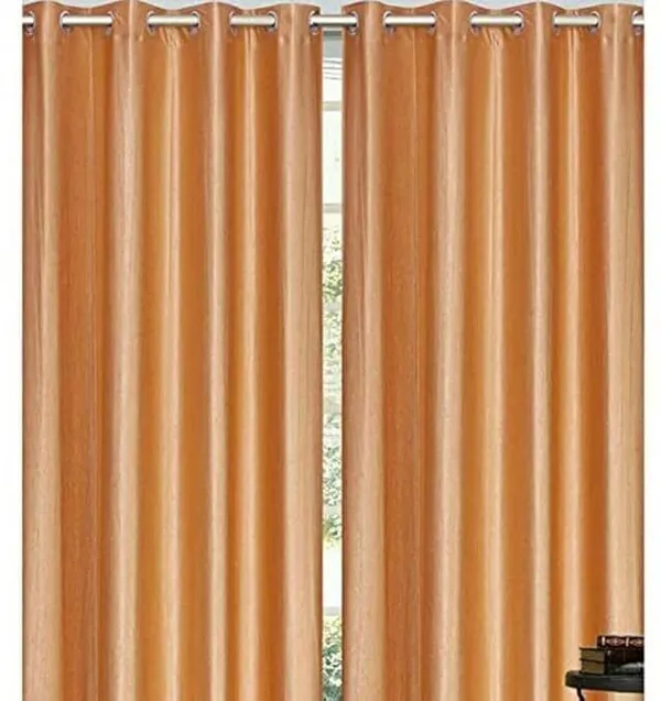 Orange_Polyester_Plain_Curtain_For_Living_&_Bed_Room_(Pack_of_2)