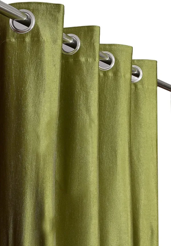 Green_Polyester_Plain_Curtain_For_Living_&_Bed_Room_(Pack_of_2)
