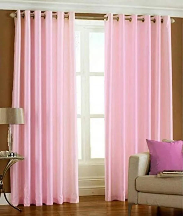 Pink_Polyester_Plain_Curtain_For_Living_&_Bed_Room_(Pack_of_2)
