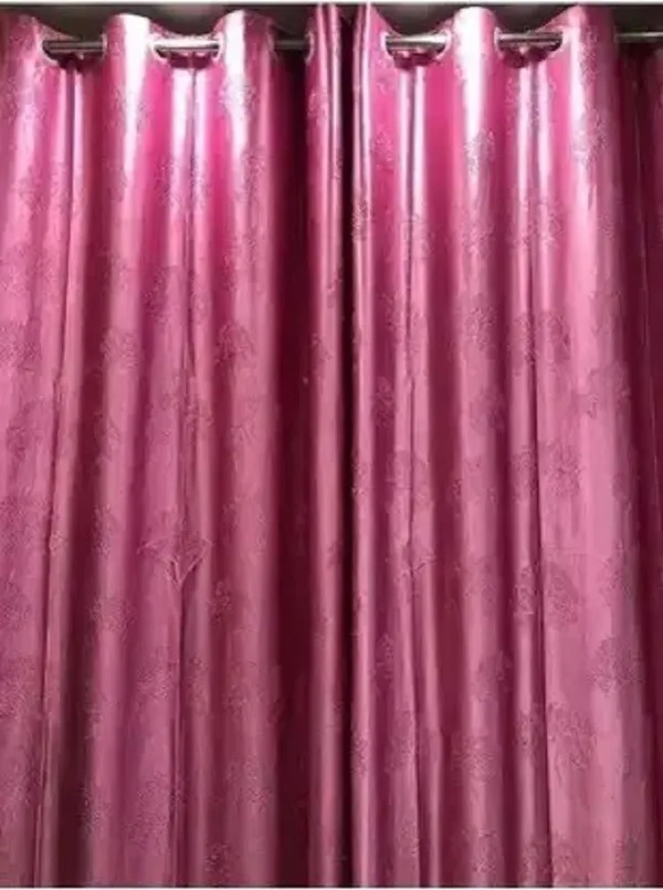 Pink_Polyester_Self_Design_&_Motif_Curtain_For_Living_&_Bed_Room_(Pack_of_2)