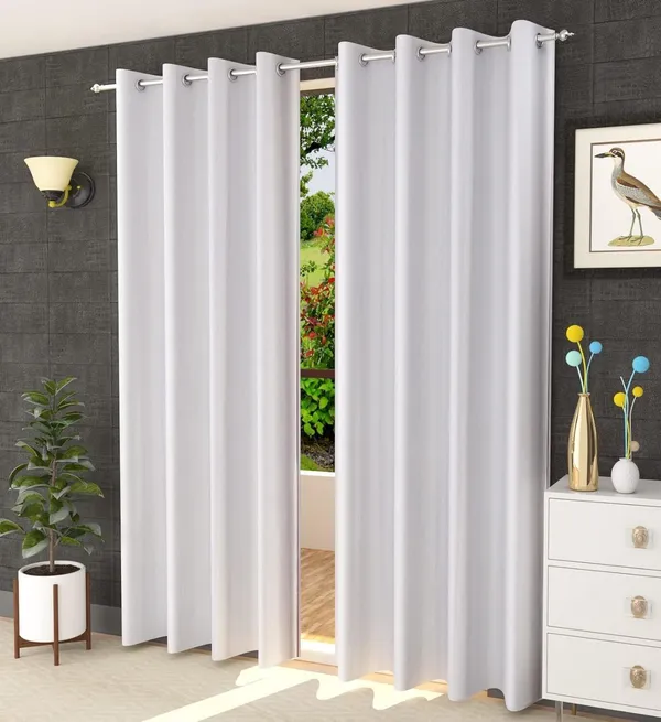 White_Polyester_Plain_Curtain_For_Living_&_Bed_Room_(Pack_of_2)