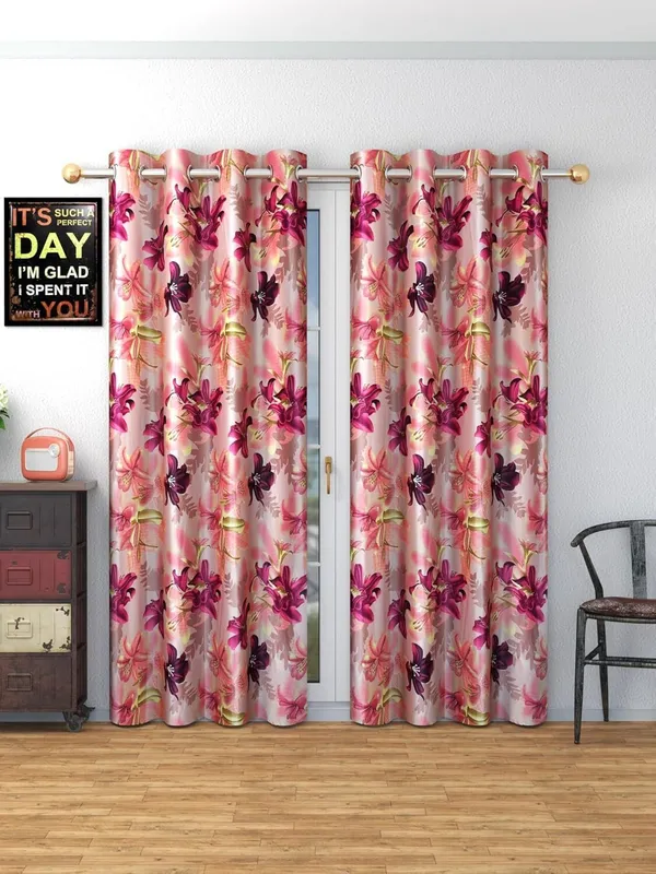 Pink_Polyester_Floral_Curtain_For_Living_&_Bed_Room_(Pack_of_2)