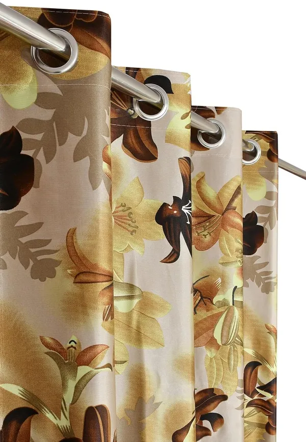 Yellow_Polyester_Floral_Curtain_For_Living_&_Bed_Room_(Pack_of_2)