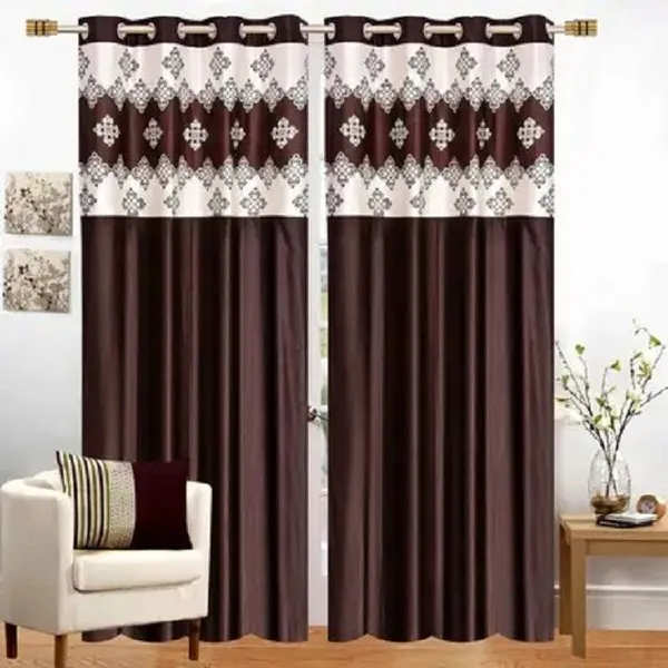 Brown_Polyester_Abstract_Curtain_For_Living_&_Bed_Room_(Pack_of_2)