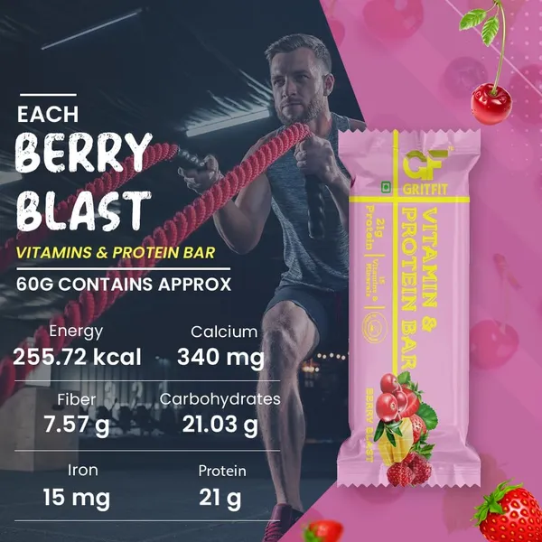Berry_Blast_Vitamin_&_Protein_Bar_(Pack_of_6),_360g_(60g_x_6),_21g_Protein,_100%_Veg,_No_Preservatives,_Sports_Nutrition