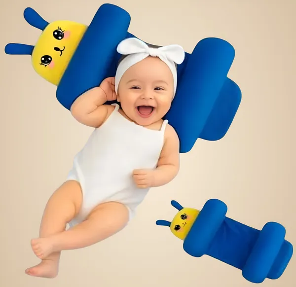 Blue_Cotton_Smiley_Baby_Pillow_For_Living_Room