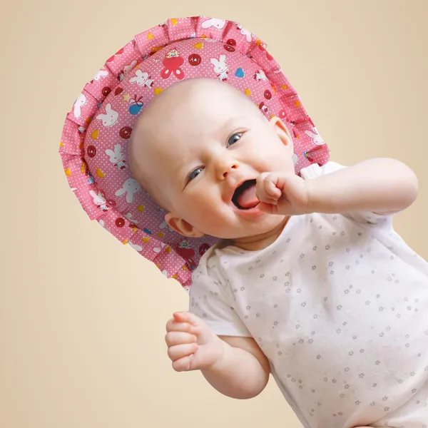 Pink_Cotton_Smiley_Baby_Pillow_For_Living_Room