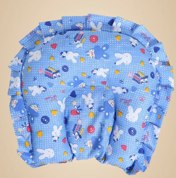 Blue_Cotton_Nature_Travel_Pillow_For_Bed_Room