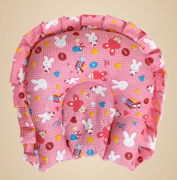 Pink_Cotton_Nature_Baby_Pillow_For_Baby_Room