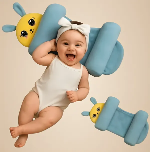 Blue_Cotton_Smiley_Baby_Pillow_For_Living_Room