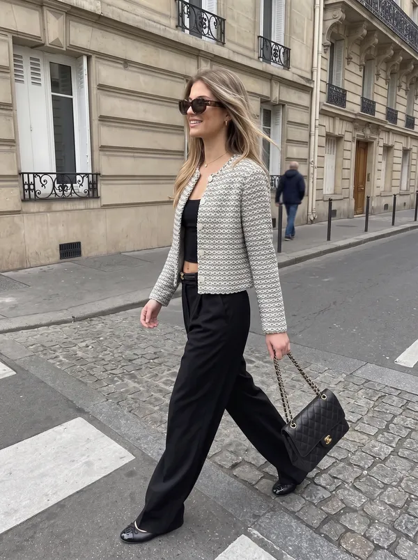 Women's_Geometric_Pattern_Cardigan_Black