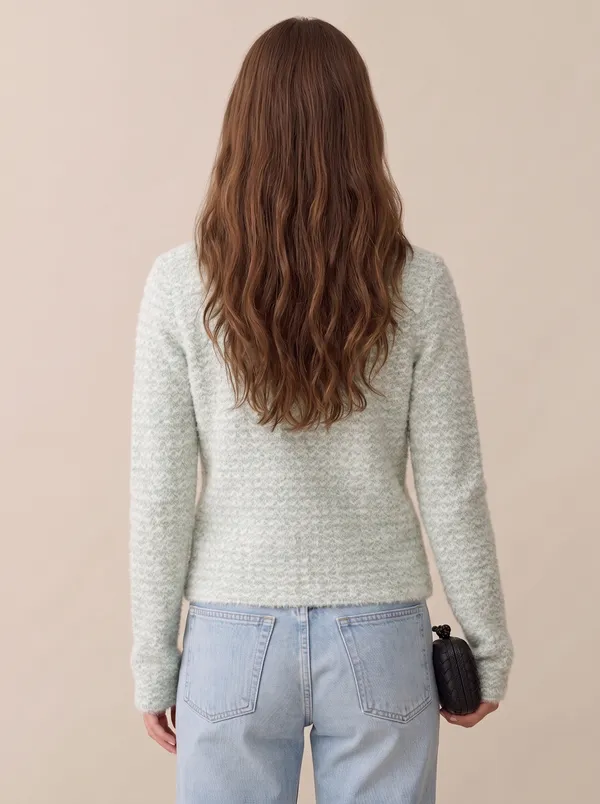 Women's_Geometric_Pattern_Cardigan_Green