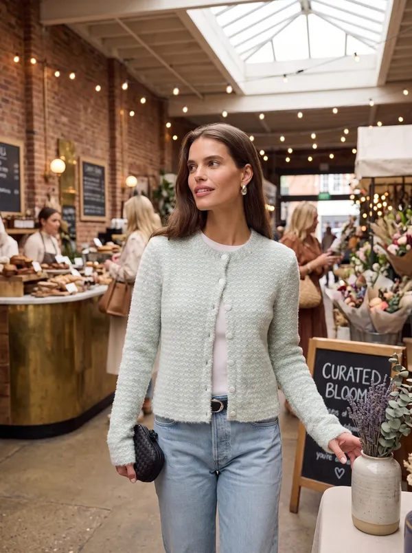 Women's_Geometric_Pattern_Cardigan_Green