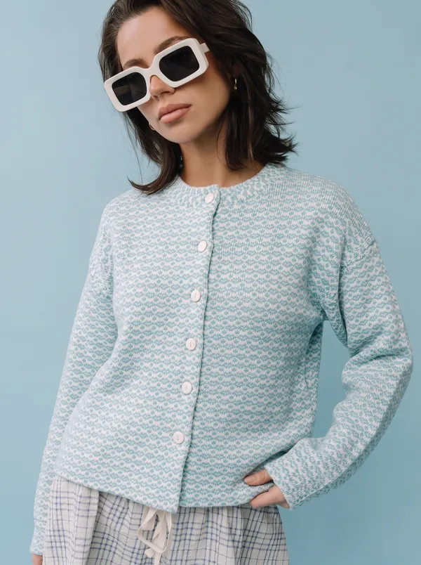 Women's_Geometric_Pattern_Cardigan_Sky_Blue