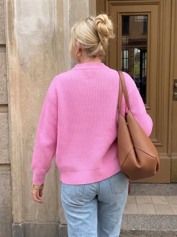 High_Neck_Pullover_-_Pink