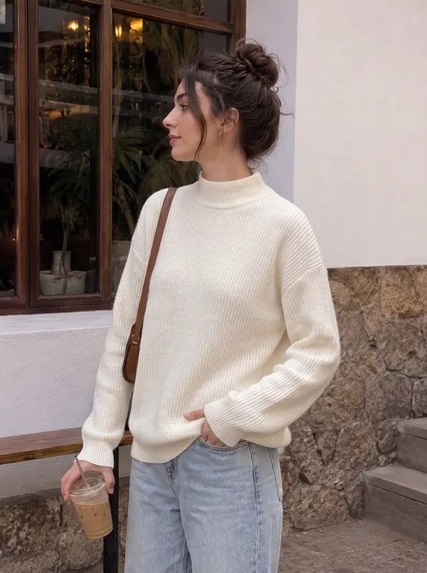 High_Neck_Pullover_-_Cream