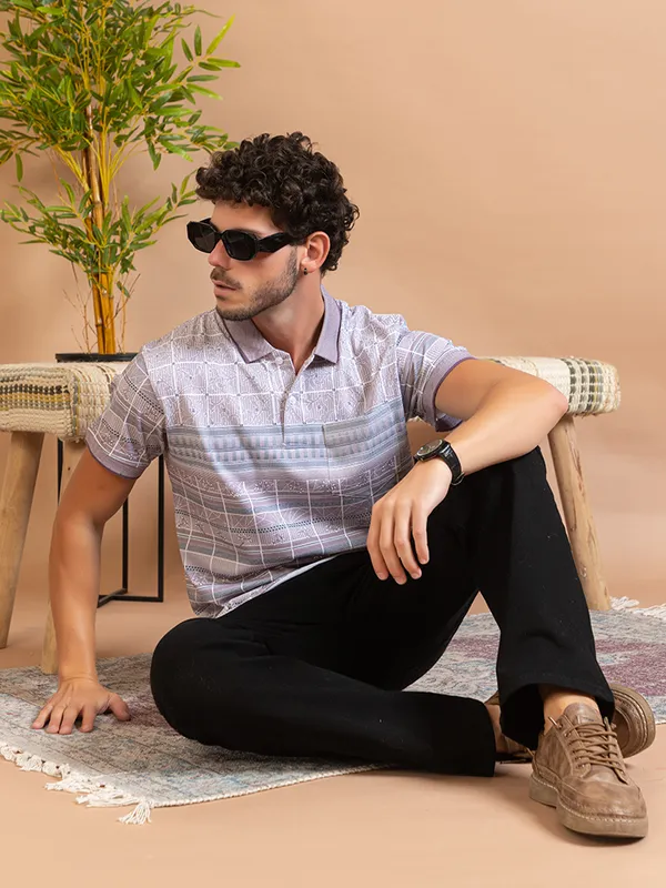 Purple_Cotton_Printed_Polo