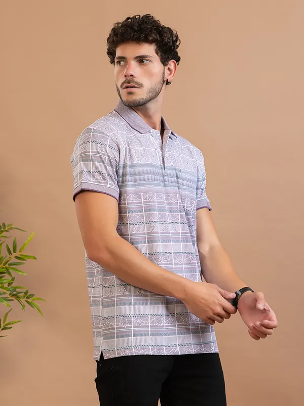 Purple_Cotton_Printed_Polo