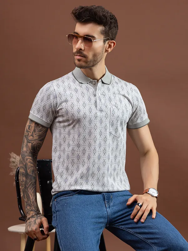Forest_Green_Cotton_Polo