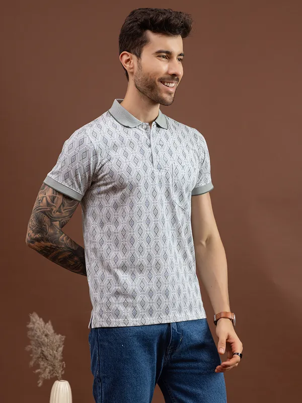 Forest_Green_Cotton_Polo
