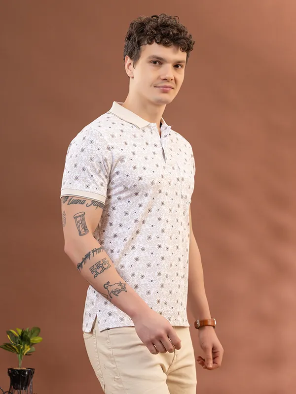 Brown_Cotton_Printed_Polo