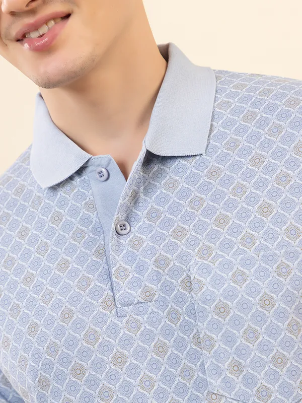 Blue_Cotton_Printed_Polo