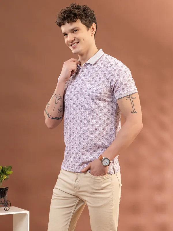 Lavender_Cotton_Printed_Polo