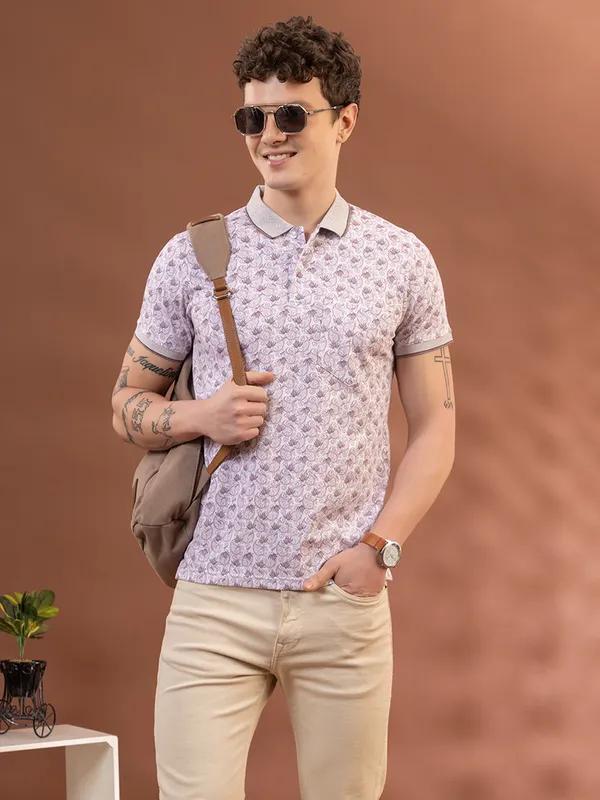 Lavender_Cotton_Printed_Polo