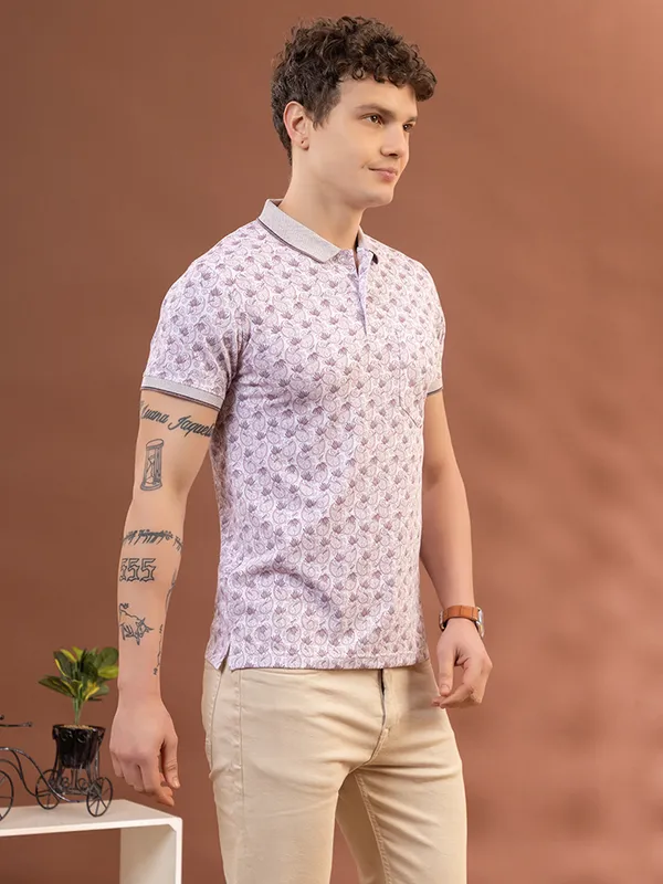 Lavender_Cotton_Printed_Polo