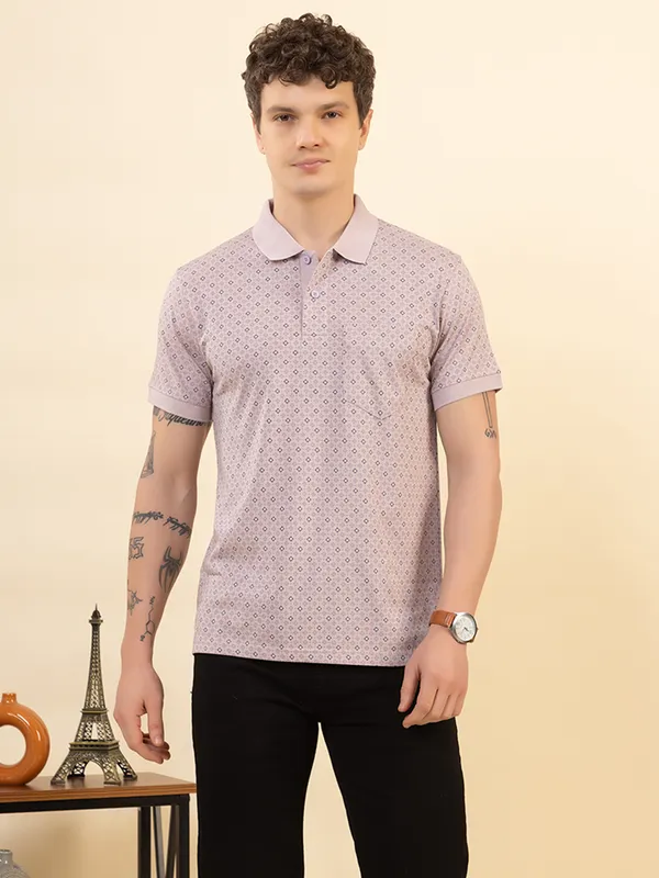 Pink_Rose_Cotton_Printed_Polo
