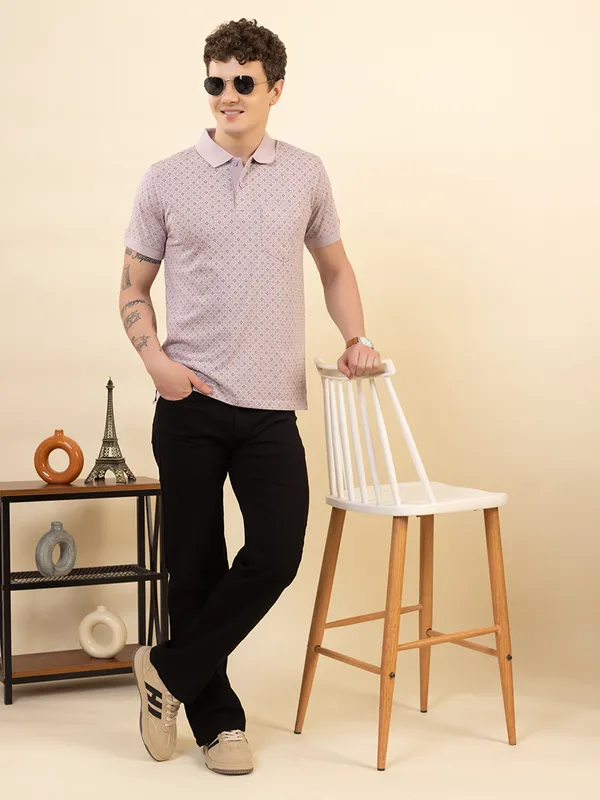 Pink_Rose_Cotton_Printed_Polo