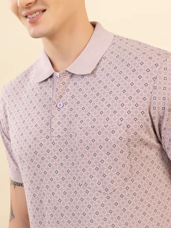Pink_Rose_Cotton_Printed_Polo