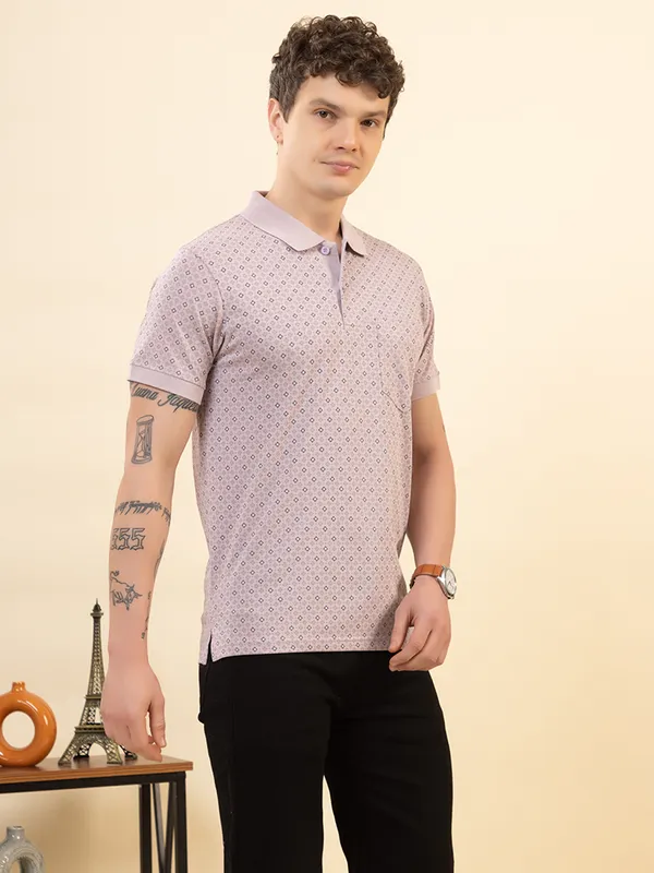 Pink_Rose_Cotton_Printed_Polo