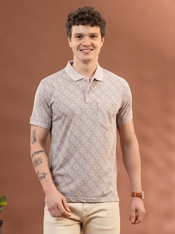 White_Chocolate_Cotton_Printed_Polo