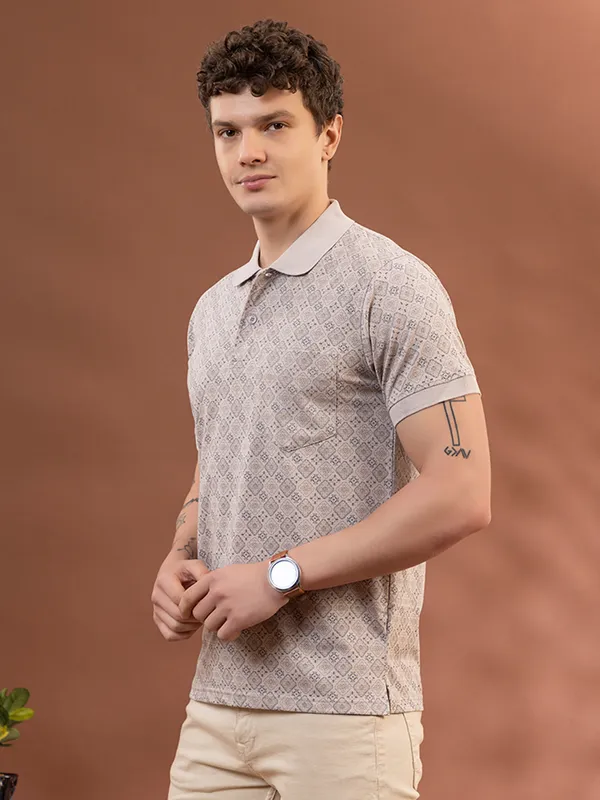White_Chocolate_Cotton_Printed_Polo