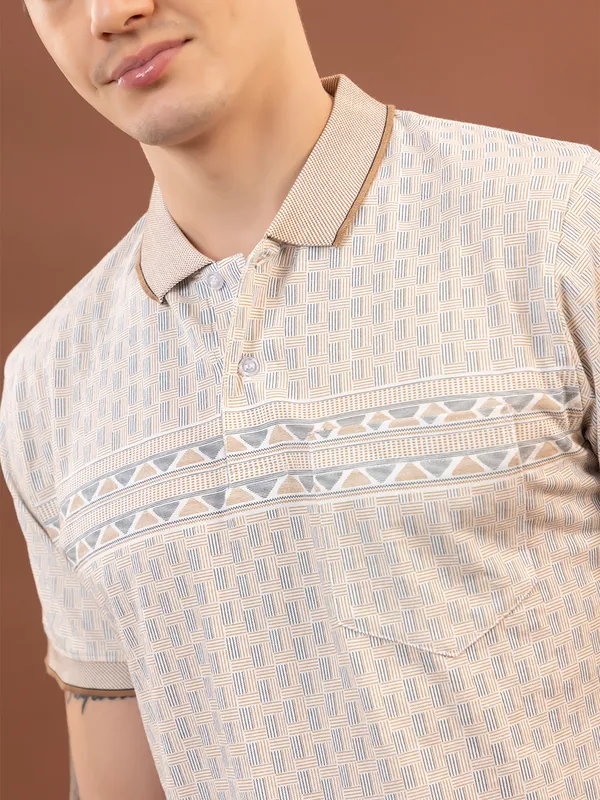Light_Brown_Cotton_Printed_Polo