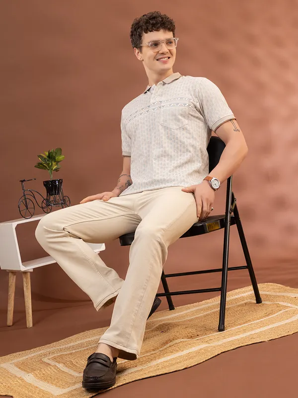 Light_Brown_Cotton_Printed_Polo