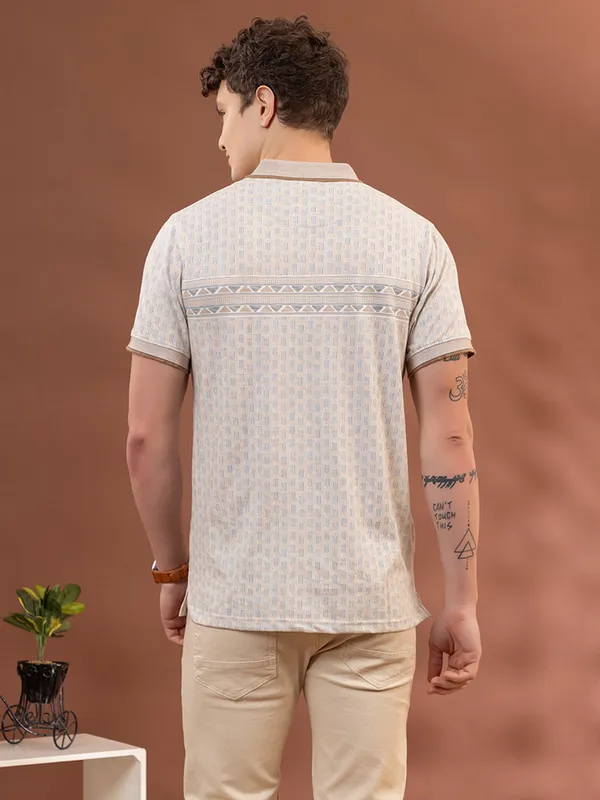 Light_Brown_Cotton_Printed_Polo