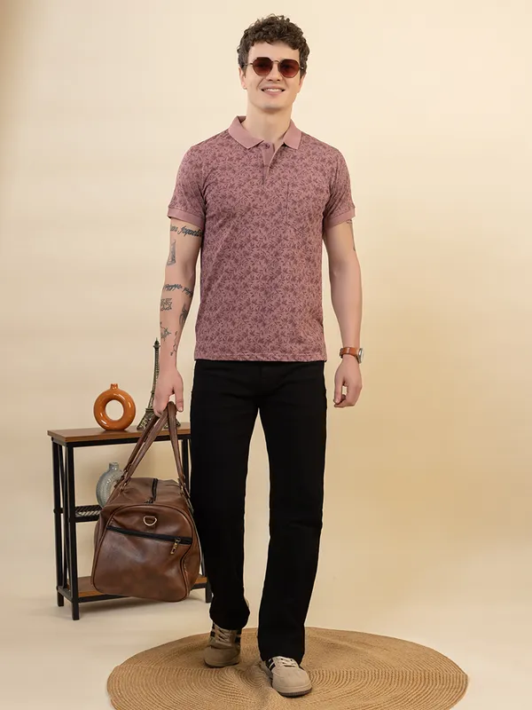 Rose_Cotton_Printed_Polo