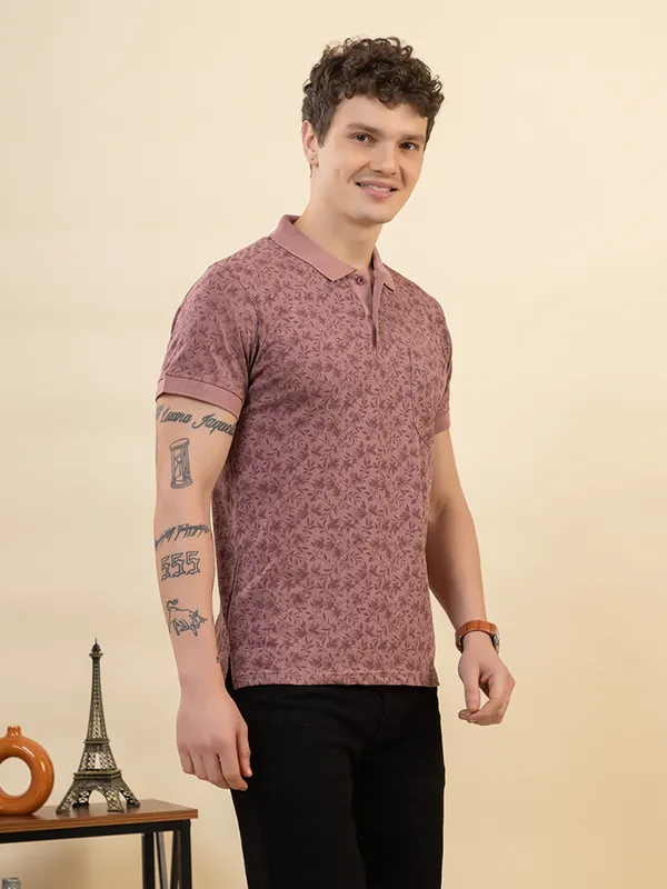 Rose_Cotton_Printed_Polo