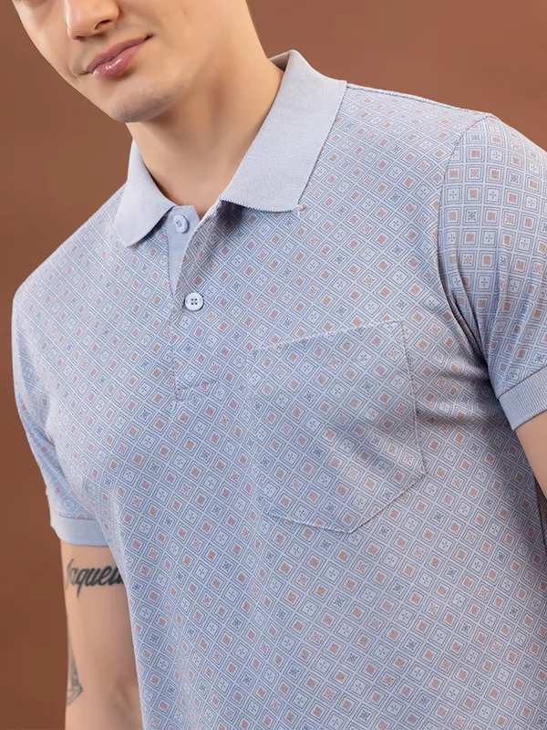 Cool_Blue_Cotton_Polo