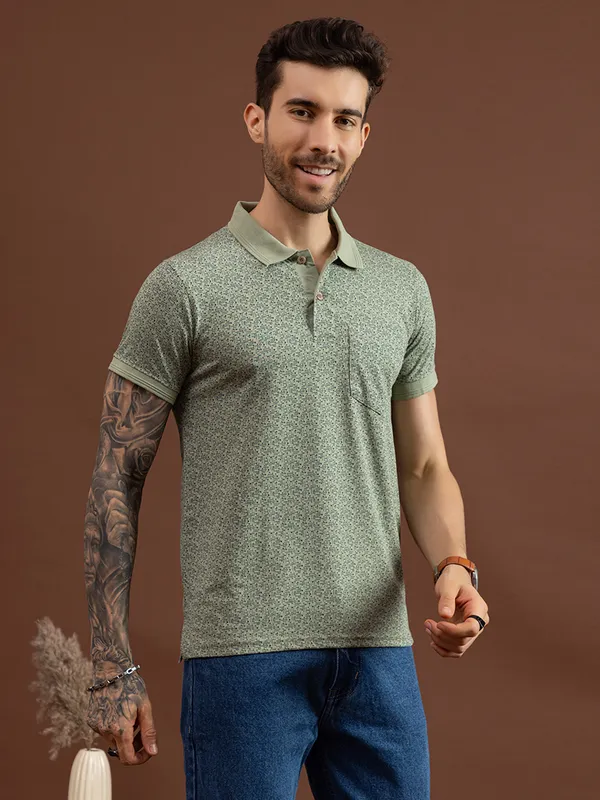 Green_Cotton_Polo