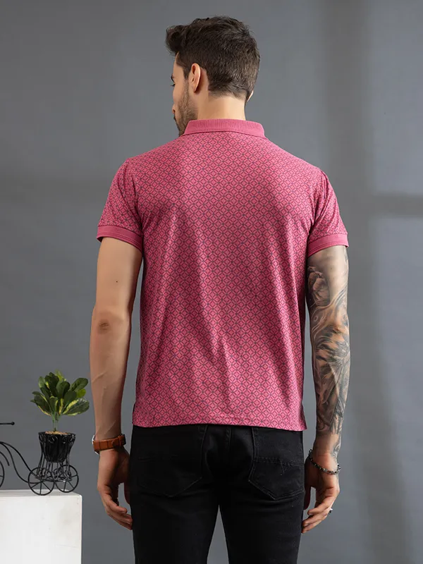 Peach_Cotton_Polo