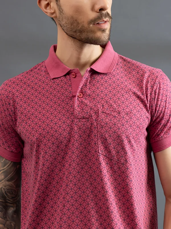 Peach_Cotton_Polo