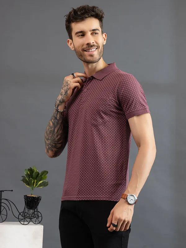 Purple_Cotton_Polo