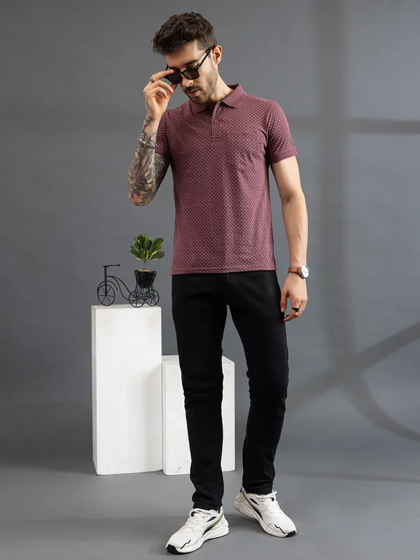 Purple_Cotton_Polo