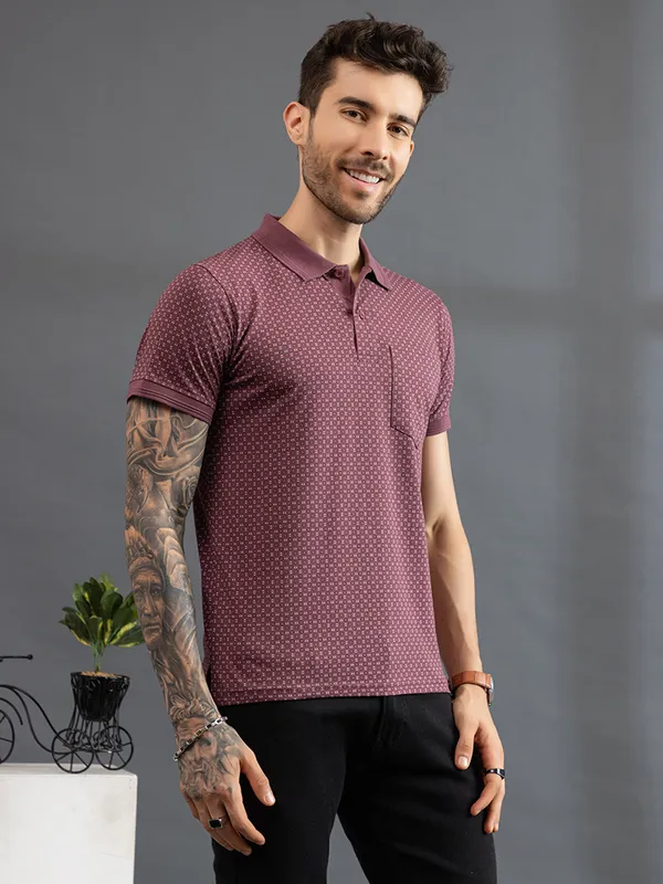 Purple_Cotton_Polo