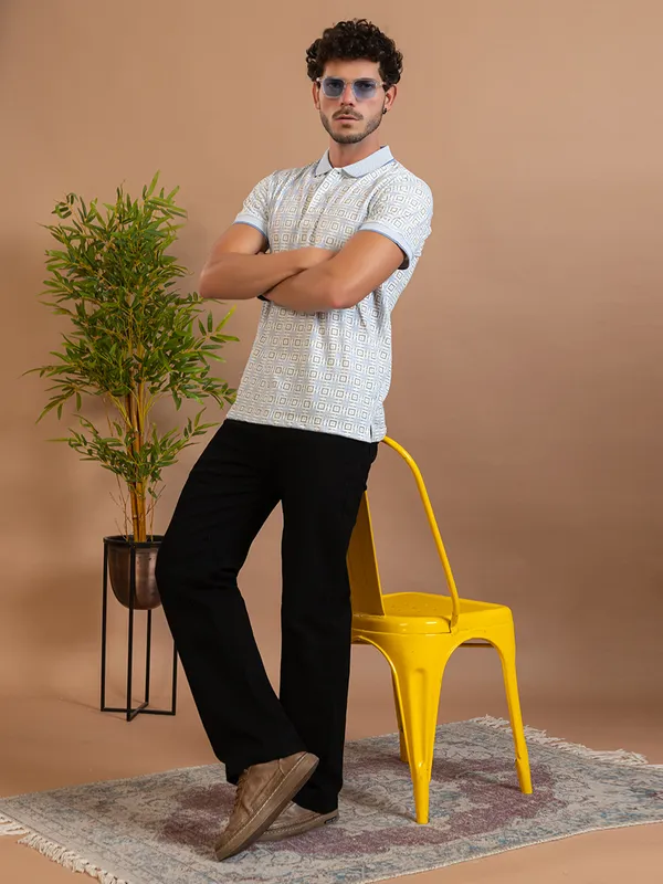 Sky_Cotton_Printed_Polo